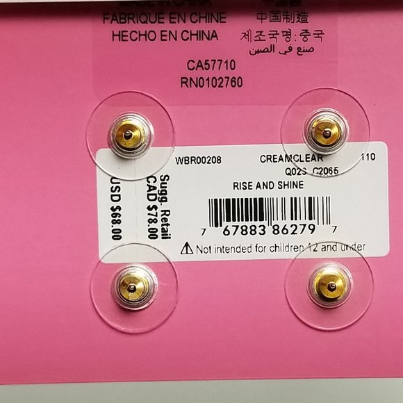 Kate Spade Rise & Shine Stud Earrings 2 Pairs - NEW - Picture 4 of 5